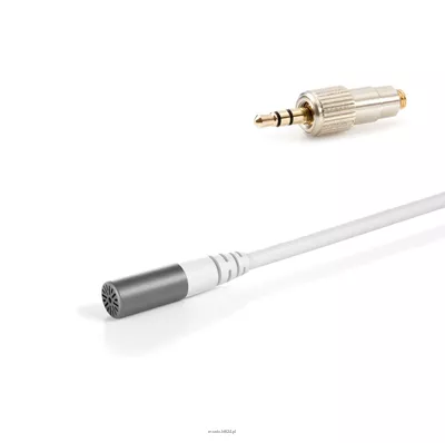 DPA 6061-OC-U-W34 - 6061 CORE Omni Submini Mic, Loud SPL, White, Mini-Jack