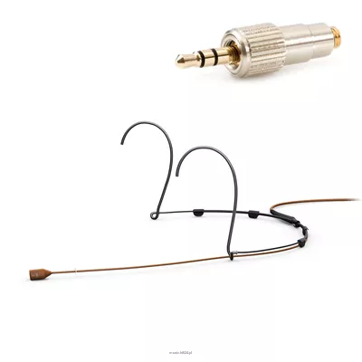 DPA 4088-DC-A-C34-LH-S - 4088 CORE Directional Headset Mic, Brown, Mini-Jack, Small