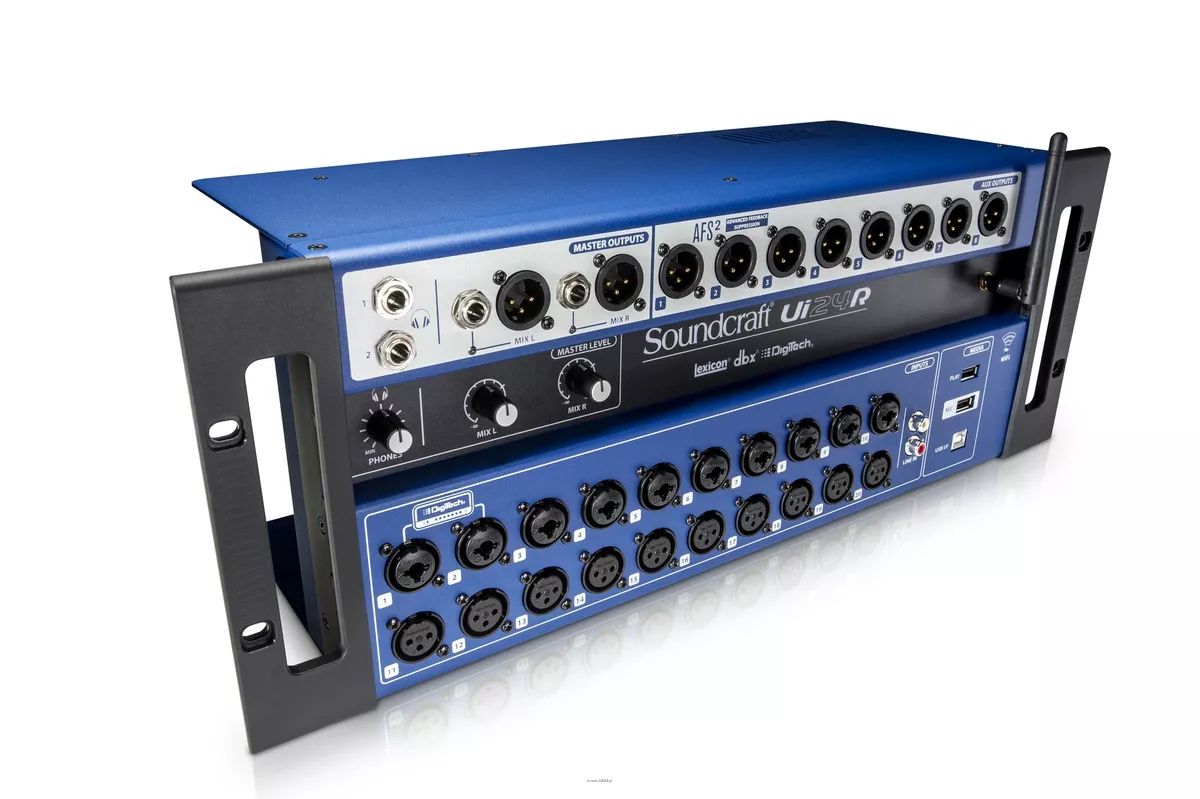 Soundcraft Ui24Rデジタルミキサー＋4Uラックバッグ Uiキャスター付ラック プレゼントキャンペーン