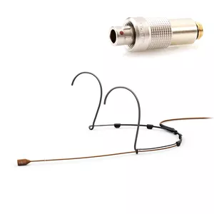 DPA 4088-DC-A-C03-LH-S - 4088 CORE Directional Headset Mic, Brown, 3-pin LEMO, Small