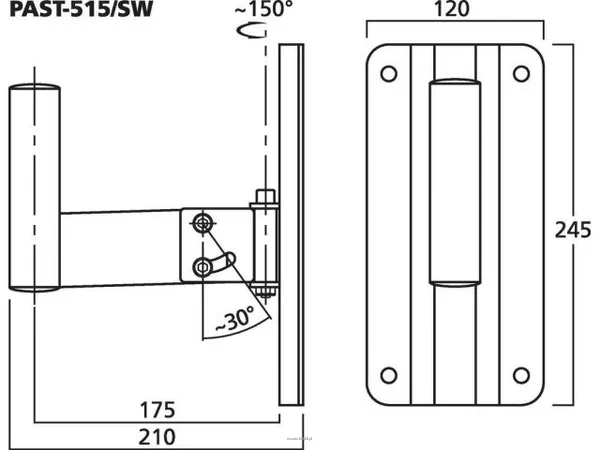 Monacor PAST-515/SW - 2