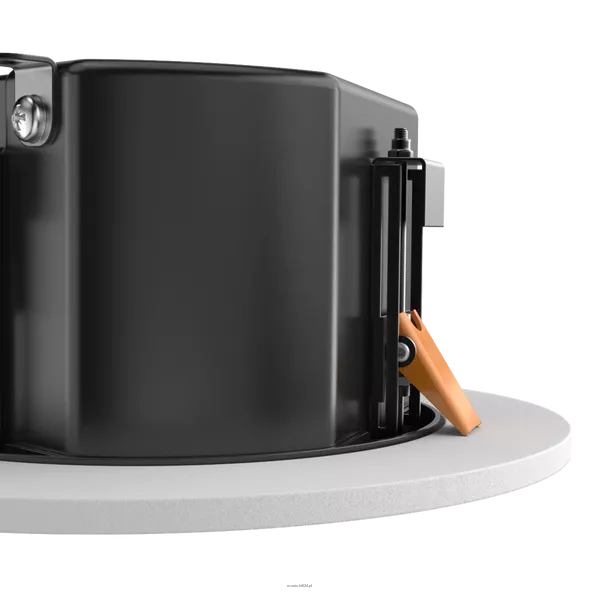AUDAC CALI 660  Safelatch 2-way 6.5 ceiling speaker with Twist-Fix grill White - 60W – 8Ω, 100V – 60W, 30W, 15W - 10
