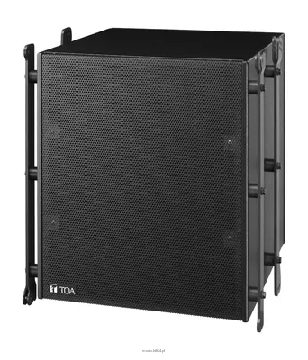 TOA SR-C15BWP Subwoofer do pracy w systemie SR-C; efektywność 93 dB SPL, moc znamionowa 450W; pasmo przenoszenia 40Hz -400Hz; do aplikacji zewn.