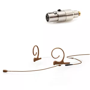 DPA 4288-DC-F-C10-LH - 4288 CORE Directional Flex Headset Mic, 120 mm Boom, Brown, TA4F Mini-XLR