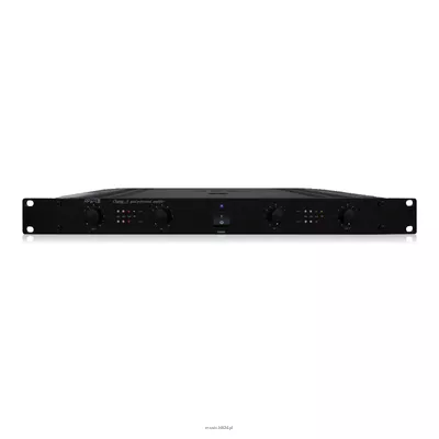 Biamp CHAMP-4 Czterokanałowy wzmacniacz klasy High End, chłodzenie konwekcyjne. 4 x 125W@ 4Ω, 4x75W@8Ω