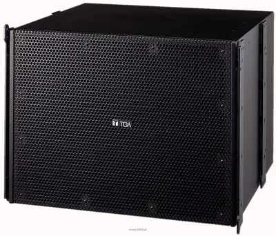 TOA SR-A18B 18-calowy subwoofer o mocy 720W; efektywność 95 dB SPL; pasmo przenoszenia od 40 Hz do 400 Hz