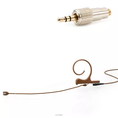 DPA 4166-OC-F-C34-LE - 4166 CORE Omni Flex Earset Mic, 110 mm Boom, Brown, Mini-Jack