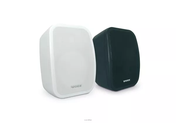WORK NEO 4 BIAŁA lub CZARNA, woofer 4 cale, wymiary: 148 x 210 x 134 mm, moc: 16 W RMS / 100 V lub 50 W RMS / 8 ohm, pasmo: 70-22 kHz, SPL 103 dB - 2