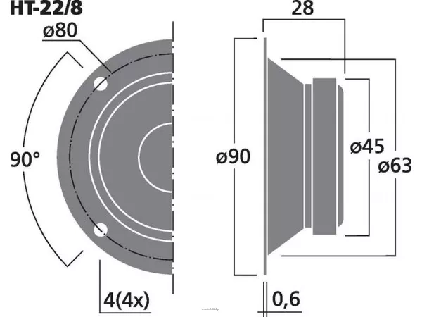 Monacor HT-22/8 - 2