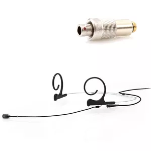 DPA 4288-DC-F-B03-LH - 4288 CORE Directional Flex Headset Mic, 120 mm Boom, Black, 3-pin LEMO