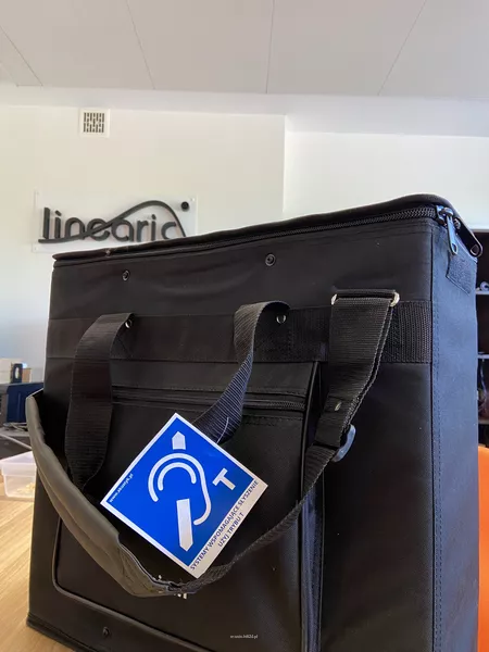 Przenośna pętla indukcyjna do 150 m² – zestaw w torbie rack,  Contacta V22+EU, Relacart UR-230S MH, Mikser - 2