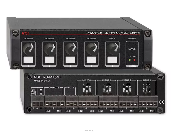 Przenośna pętla indukcyjna do 150 m² – zestaw w torbie rack,  Contacta V22+EU, Relacart UR-230S MH, Mikser - 5