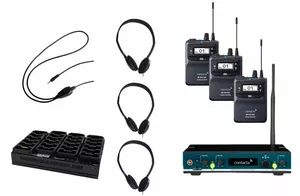 CONTACTA RF-K06-865 zestaw RF obejmujący nadajnik stacjonarny i 6 odbiorników wraz z akcesoriami