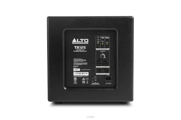 Alto TX 12S - subbas aktywny Potężny bas z 12-calowym głośnikiem i wzmacniaczem 900 W - 5