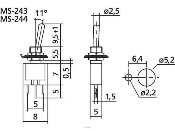 Monacor MS-243 - 2