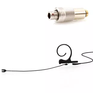 DPA 4166-OC-F-B03-LE - 4166 CORE Omni Flex Earset Mic, 110 mm Boom, Black, 3-pin LEMO