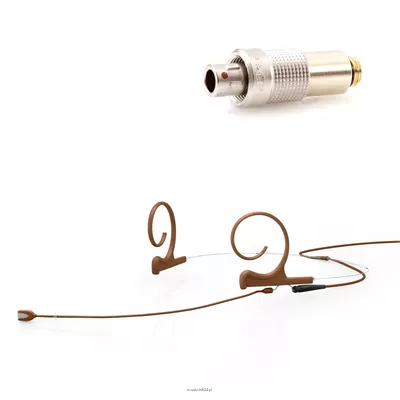 DPA 4188-DC-F-C03-LH - 4188 CORE Directional Flex Headset Mic, 120 mm Boom, Brown, 3-pin LEMO