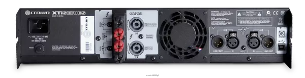 Crown XTi 6002 - Dwukanałowy wzmacniacz mocy, DSP 2x3000W/2Ω, 2x2100W/4Ω, 2x1200W/8Ω, 6000W/4Ω/mono, 4200W/8Ω/mono,  procesor DSP - 2