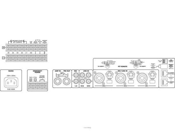 Monacor PA-1120 - 2