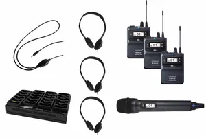 CONTACTA RF-HH-K06-865 zestaw RF obejmujący nadajnik doręczny i 6 odbiorników wraz z akcesoriami