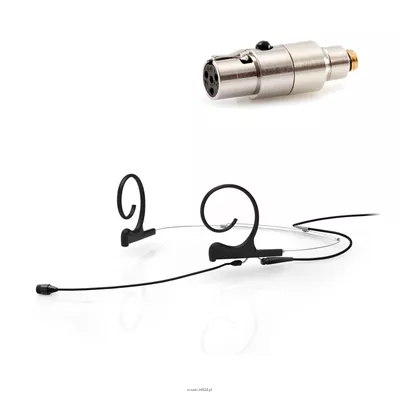 DPA 4266-OC-F-B10-MH - 4266 CORE Omni Flex Headset Mic, 90 mm Boom, Black, TA4F Mini-XLR