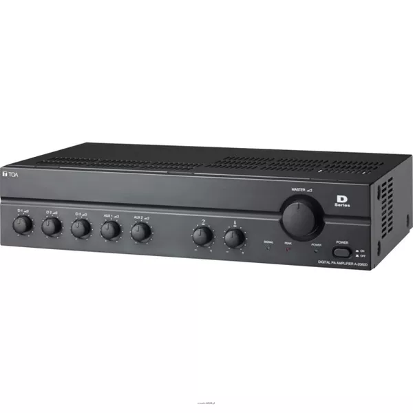 TOA A-2060DD EB Cyfrowy wzmacniacz PA 60W / 100V - 2