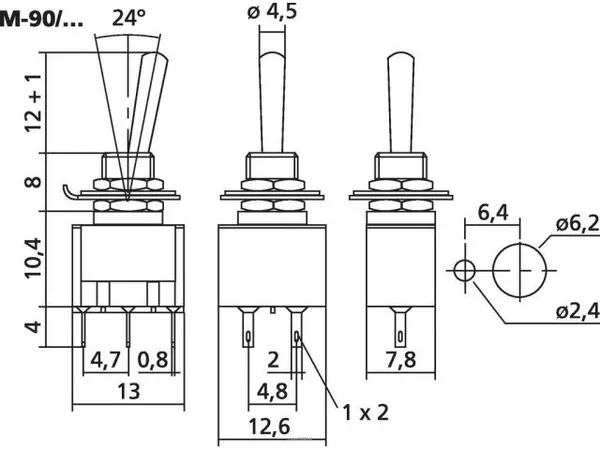 Monacor M-90/2A - 2