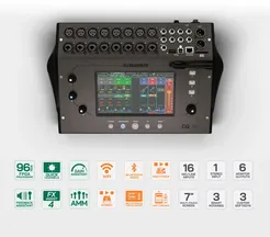 Allen & Heath CQ-18T Ultra-kompaktowy cyfrowy mikser 18 wejść / 8 wyjść z Wi-Fi