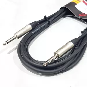 Instrumental cable, Neutrik Jack, 5 - kabel instrumentalny, srebrny Jack Neutrik, 5 m Link