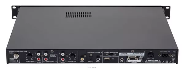 Biamp PCR3000RMKIII Uniwersalny odtwarzacz, DVDaudio/CD/MP3 , napęd CD/DVD audio, czytnik kart SD i 2x złącze USB, wbudowany tuner DAB/FM - 4