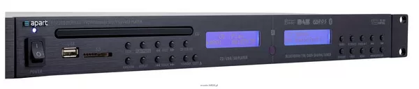 Biamp PCR3000RMKIII Uniwersalny odtwarzacz, DVDaudio/CD/MP3 , napęd CD/DVD audio, czytnik kart SD i 2x złącze USB, wbudowany tuner DAB/FM - 7