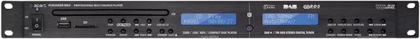 Biamp PCR3000RMKIII Uniwersalny odtwarzacz, DVDaudio/CD/MP3 , napęd CD/DVD audio, czytnik kart SD i 2x złącze USB, wbudowany tuner DAB/FM - 11