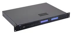 Biamp PCR3000RMKIII Uniwersalny odtwarzacz, DVDaudio/CD/MP3 , napęd CD/DVD audio, czytnik kart SD i 2x złącze USB, wbudowany tuner DAB/FM