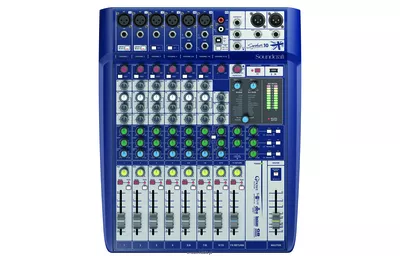 Soundcraft Signature 10 - Analogowa konsoleta mikserska, USB 2 in x 2 out