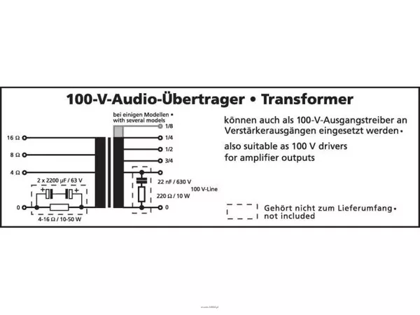 Monacor TR-1005 - 2