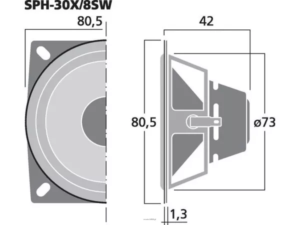 Monacor SPH-30X/8SW - 4