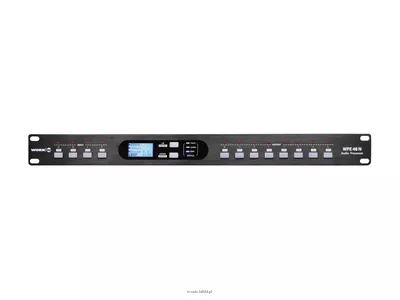 WORK WPE 48 N Cyfrowa pasywna matryca 4 x 8 z procesorem DSP – 4 wejścia liniowe x 8 wyjść liniowych – sterowanie po LAN / ETHERNET – WYSOKIEJ KLASY PROCESOR DSP