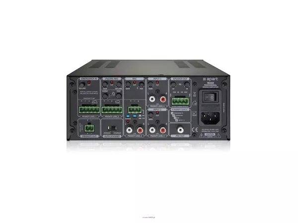 Biamp MA60 Kompaktowy cyfrowy wzmacniacz miksujący z intuicyjnym sterowaniem i funkcją AUTOSLEEP; , 1x60W/100V/70V/4Ω - 4