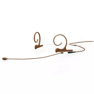 DPA 4266-OC-F-C00-LH - 4266 CORE Omni Flex Headset Mic, 110 mm Boom, Brown, MicroDot