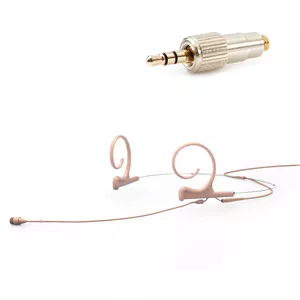 DPA 4266-OC-F-F34-LH - 4266 CORE Omni Flex Headset Mic, 110 mm Boom, Beige, Mini-Jack