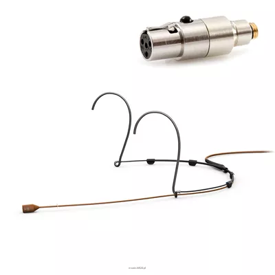 DPA 4088-DC-A-C10-LH-S - 4088 CORE Directional Headset Mic, Brown, TA4F Mini-XLR. Small