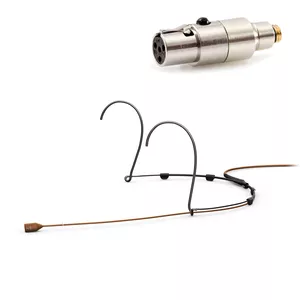 DPA 4088-DC-A-C10-LH-S - 4088 CORE Directional Headset Mic, Brown, TA4F Mini-XLR. Small
