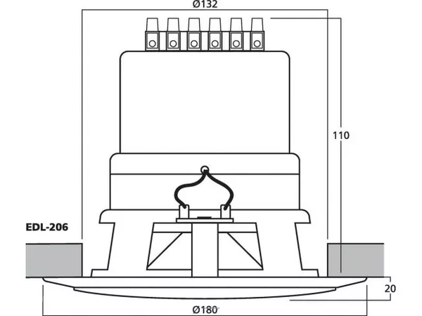 Monacor EDL-206 - 3