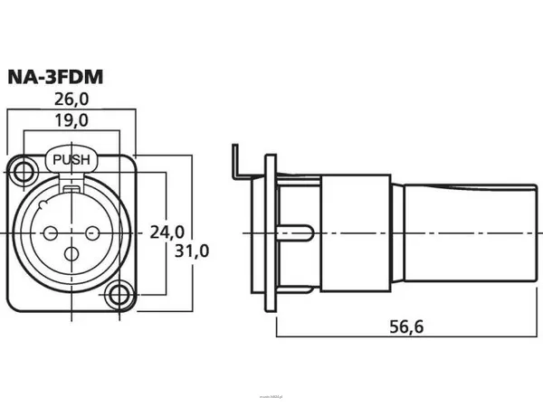 Monacor NA-3FDM - 2