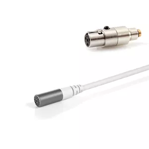 DPA 6061-OC-U-W10 - 6061 CORE Omni Submini Mic, Loud SPL, White, TA4F Mini-XLR