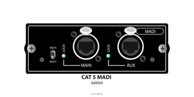 Soundcraft Si Option Card: CAT5 MADI - Karta rozszerzeń Si [A520.005000SP]