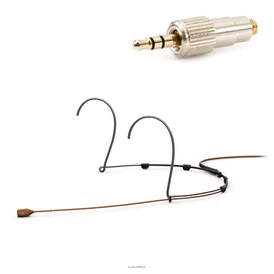 DPA 4088-DC-A-C34-LH - 4088 CORE Directional Headset Mic, Brown, Mini-Jack
