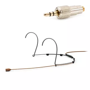 DPA 4088-DC-A-C34-LH - 4088 CORE Directional Headset Mic, Brown, Mini-Jack