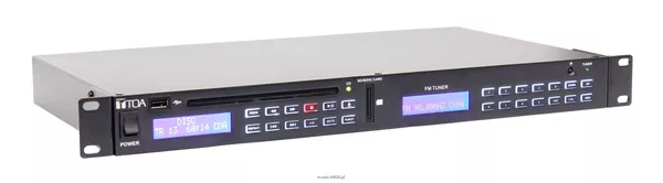 TOA MD-200CTU-EB CD / USB / SD-Card Odtwarzacz audio z tunerem - 3