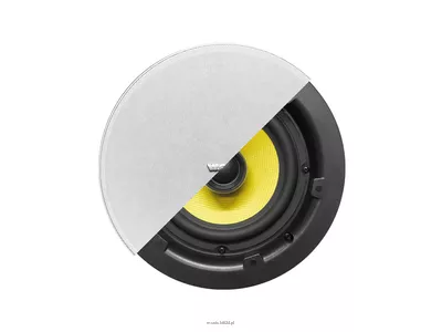 WORK IC 6 K PRO GŁOŚNIK SUFITOWY / bezramkowa maskownica na magnes / membrana KEVLAR / woofer 6,5 cala / moc: 30 W RMS 100 V lub 100 W RMS 8 ohm / pasmo: 50 – 22.000 Hz / IP 65